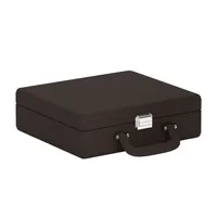 Valise pour montres VALIGETTA 8 en cuir marron chocolat et châtaigne