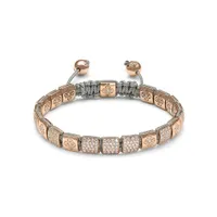 Bracelet Shamballa Jewels en or rose et diamants
