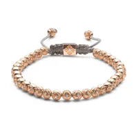 Bracelet Shamballa Jewels en or rose et diamants