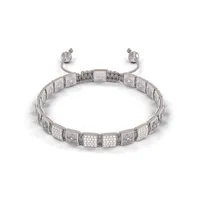 Bracelet LOCK 6mm cordon argenté M