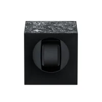 Remontoir SwissKubik 1 Montre Soft Touch Noir Mouvement Blanc