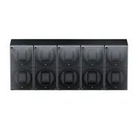Remontoir SwissKubik 9 Montres Aluminium Noir Masterbox avec 2 Vitre protectrice simple