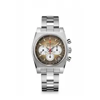 Montre CHRONOMASTER REVIVAL EL PRIMERO A385 Bracelet acier, Boucle ardillon, Cadran laqué blanc avec compteurs noirs