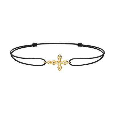 Bracelet cordon Akillis Python diamants