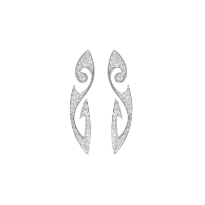 Boucles d'oreilles Akillis Tattoo diamants