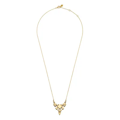 Collier Python PM or jaune et diamants