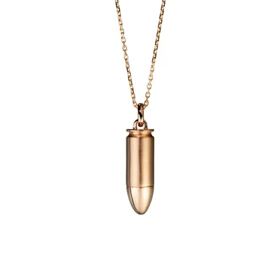 Pendentif Akillis sur chaîne Bang Bang en or rose