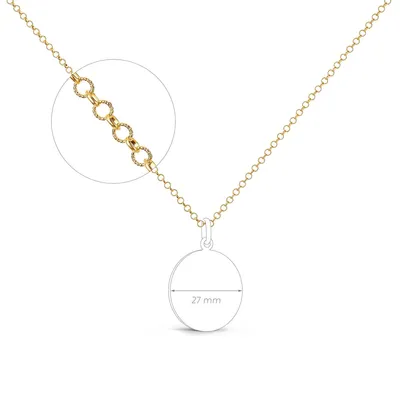 Chaîne Arthus Bertrand Or Jaune Jaseron Striée - 50 Cm