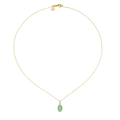 Médaille Miraculeuse Arthus Bertrand Vert d'eau