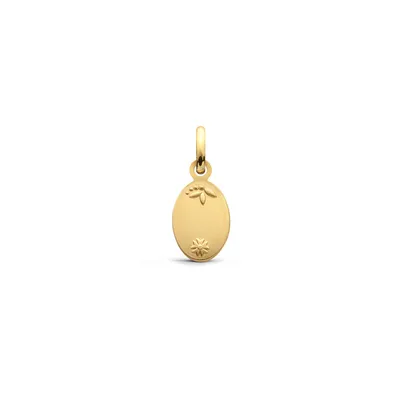 Pendentif Or Jaune & Diamant Trèfle - Ivoire