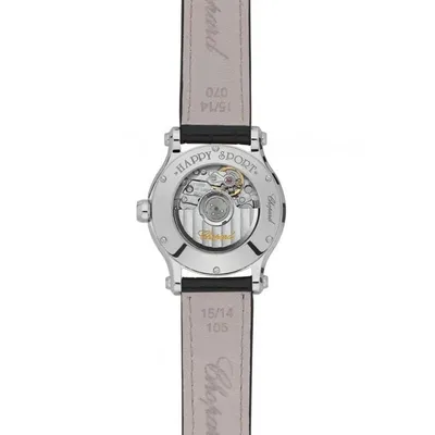 Montre Chopard Happy sport acier cadran argent chiffres romains