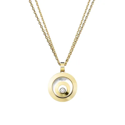Pendentif Chopard Happy Spirit Or jaune