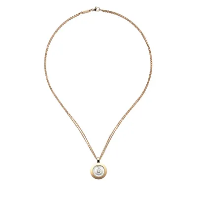 Pendentif Chopard Happy Spirit, or blanc et or rose