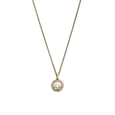 Pendentif Chopard Happy Diamonds Icons en Or Jaune et Diamants