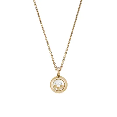 Pendentif Chopard Happy Diamonds Icons en Or Jaune et Diamants