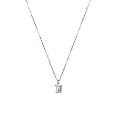 Pendentif Chopard Happy Diamonds Icons en Or Blanc et Diamant