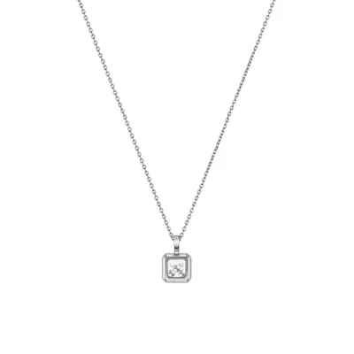 Pendentif Chopard Happy Diamonds Icons en Or Blanc et Diamant