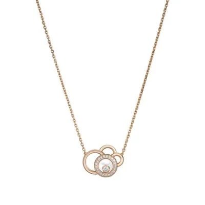 Collier Chopard Happy Dreams en Or Rose et Diamants