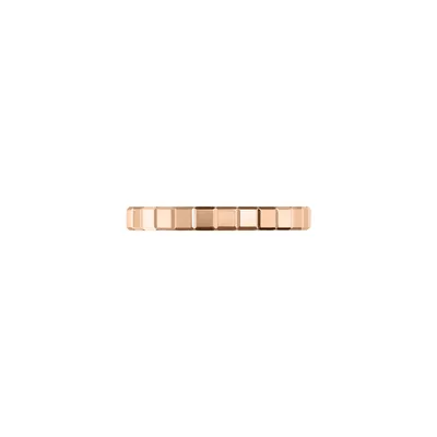 Bague Ice Cube Chopard Or Rose