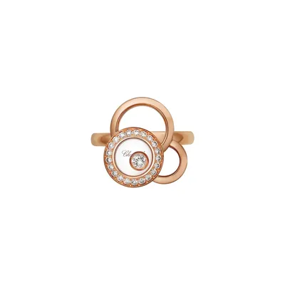 Bague Chopard Happy Dreams en Or Rose et Diamants