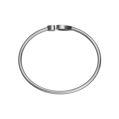 Bracelet Chopard Happy Hearts en Or Blanc Nacre et Diamant