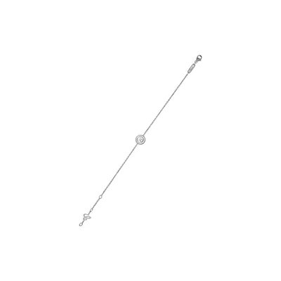 Bracelet Chopard Happy Diamonds Icons, or blanc, diamants mobiles