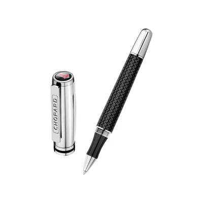 Stylo à Bille BRESCIA caoutchouc noir