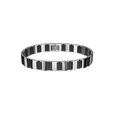 Bracelet Chopard Classic Racing en Acier et Caoutchouc