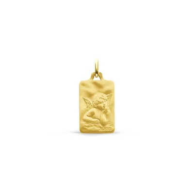 Médaille Ange Raphaël Pensif Rectangle