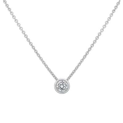 Pendentif Brillant serti clos