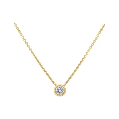 Pendentif en or jaune et diamant blanc