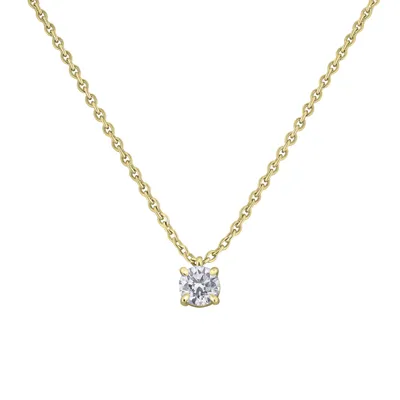 Pendentif Brillant serti 4 griffes