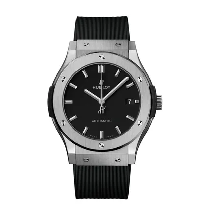 Montre Hublot Classic Fusion Titanium on Rubber