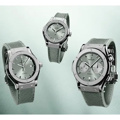 Montre Hublot Classic Fusion Chronograph Titanium Sage Green