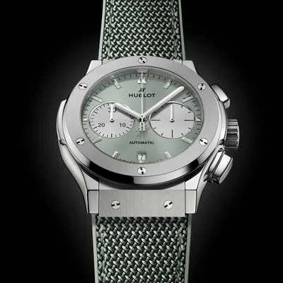 Montre Hublot Classic Fusion Chronograph Titanium Sage Green