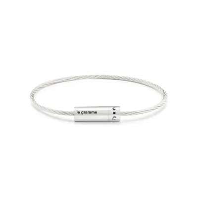 Bracelet le gramme Câble en argent poli, 7 grammes