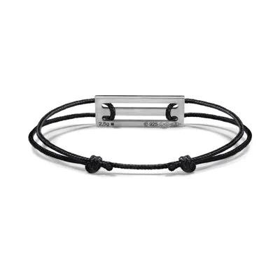 Bracelet cordon Le Gramme laqué bleu le 2,5g