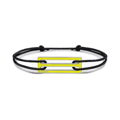 Bracelet cordon Le Gramme laqué jaune le 2,5g