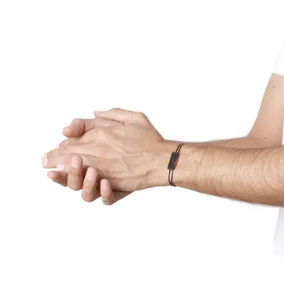 Bracelet le gramme Cordon en céramique poli, 1.7 grammes