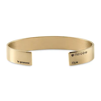 Bracelet RUBAN le 33g Lisse Poli
Taille S (15,6 - 16,5cm)