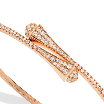 Bracelet Marli New York Cleo en Or rose avec Diamant