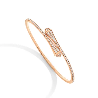 Bracelet Marli New York Cleo en Or rose avec Diamant