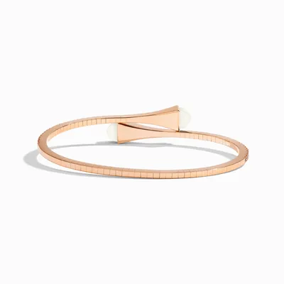Bracelet Marli New York Cleo en Or rose avec Pierre de Lune Blanche