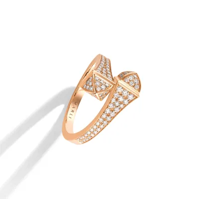 Bague Midi Marli New York Slim Cléo en Or rose avec Diamant
