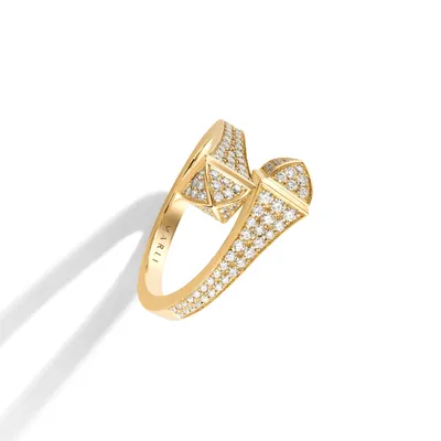 Bague Midi Marli New York Slim Cléo en Or jaune avec Diamant
