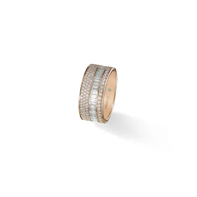 Bague Messika Liz en or rose et diamants M