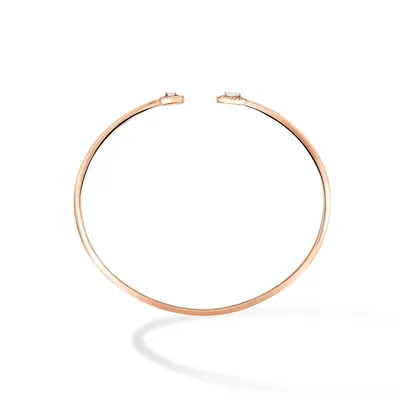 Bracelet Messika Jonc Diamant en Or Rose My Twin Toi & Moi - Taille S