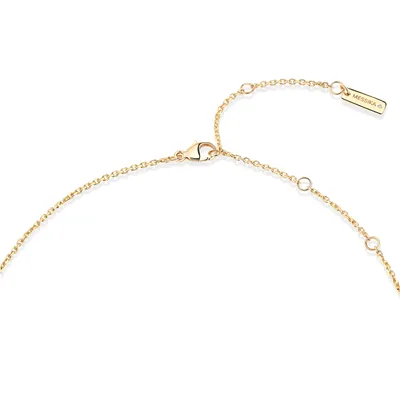 Collier Lucky Eye Or Jaune Diamants et Machite