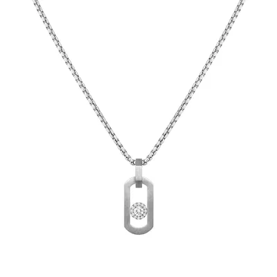 Pendentif Messika So Move Titane Naturel