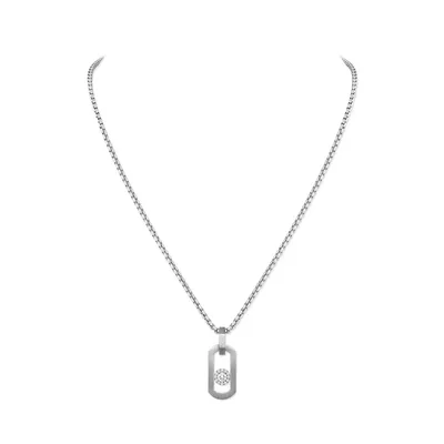 Pendentif Messika So Move Titane Naturel